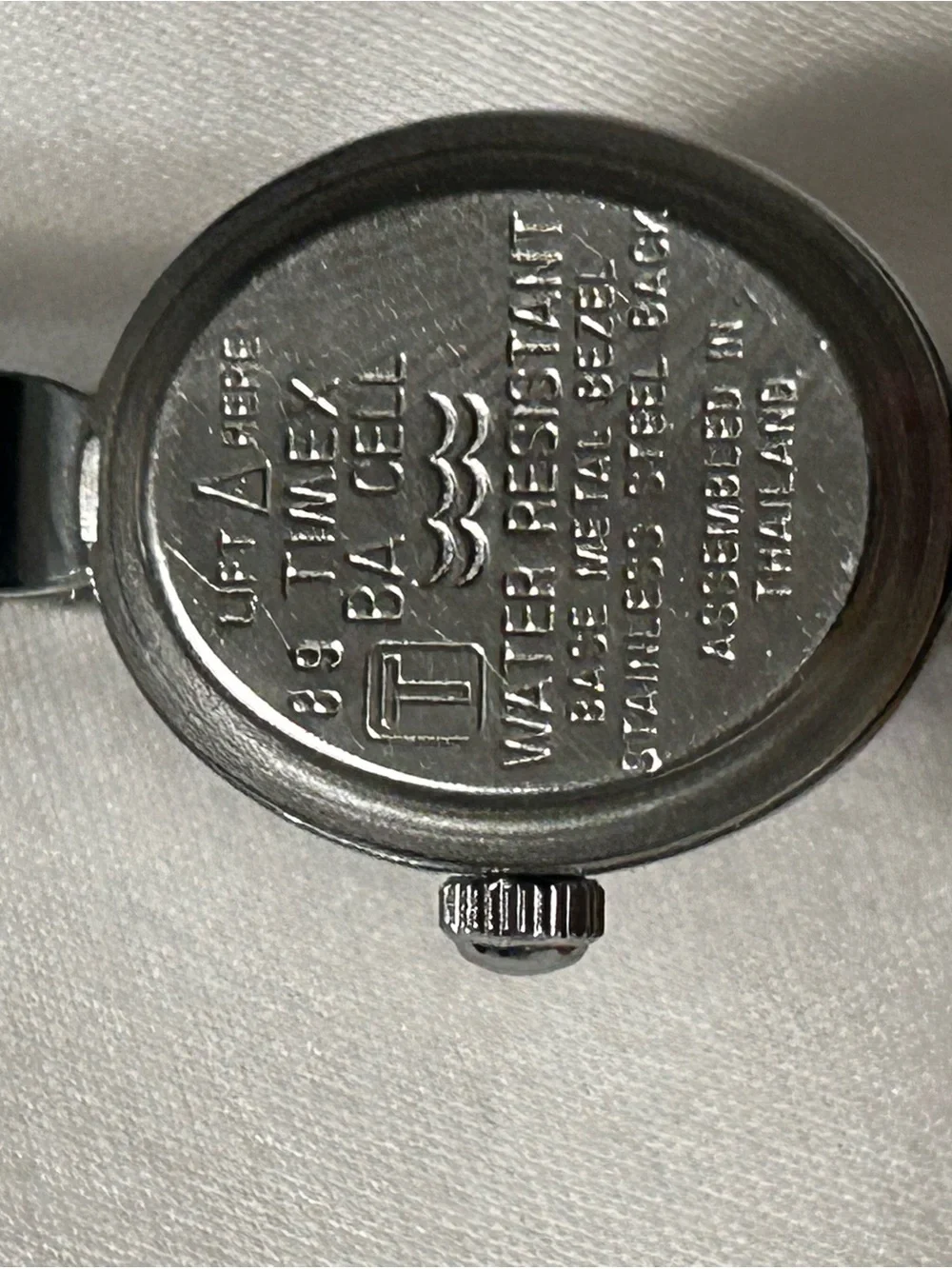 Timex Silver-Tone Round Case Wristwatch